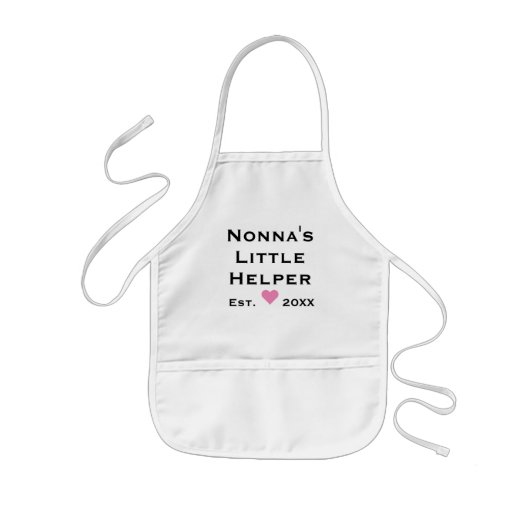 Tablier Enfant Nonna's Little Helper Adult Apron (Devant)