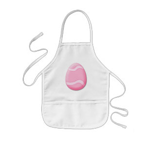 Tablier Enfant Oeuf de Pâques (rose) Apron pour enfants