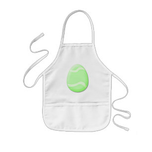 Tablier Enfant Oeuf de Pâques (vert) Apron pour enfants