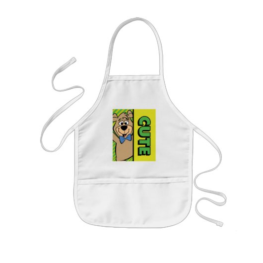 Tablier Enfant Ours Boo-Boo mignon (Devant)