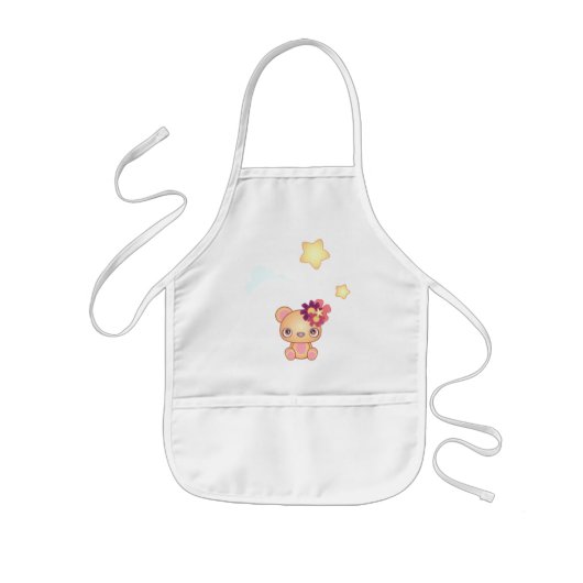 Tablier Enfant Ours de Kawaii (Devant)