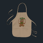 Tablier Enfant Pain d'épice mignonne pour les enfants Apron pour<br><div class="desc">Quelle façon spéciale de faire cuire les cookies de Noël. Un cadeau parfait pour le cuisinier en famille. Un cadeau sucré pour un chef. Épices vos réunions de vacances. Regarde ton mieux. Les adultes aussi !</div>