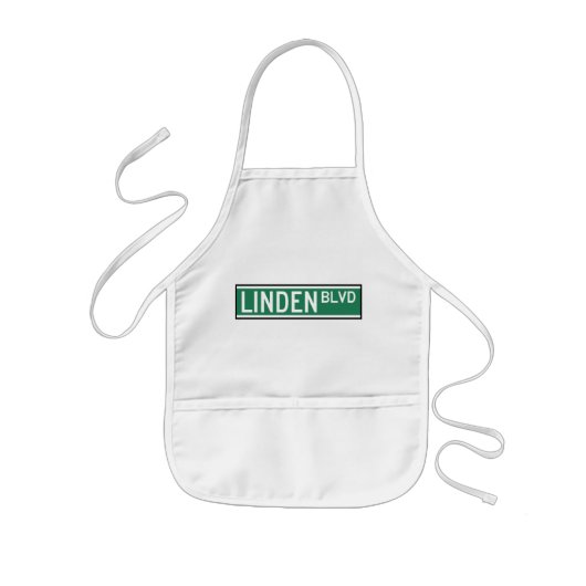 Tablier Enfant Panneau Boulevard Linden (Devant)