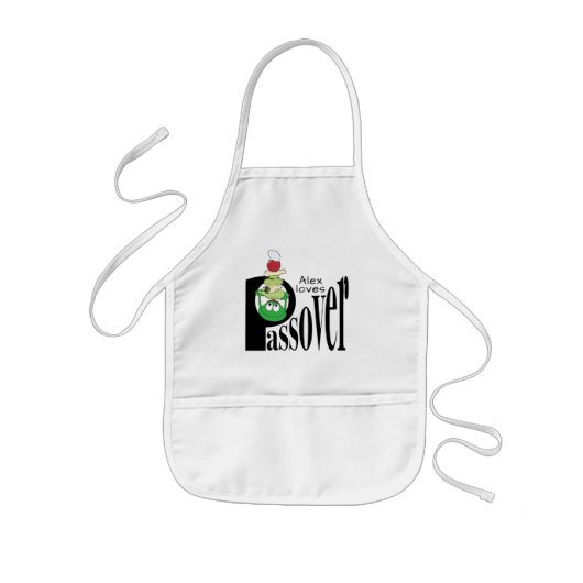 Tablier Enfant Pâque "P est pour Pâque" Apron standard (Devant)