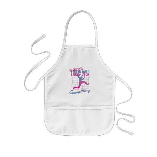 Tablier Enfant Parkour Jump Man Design (Devant)