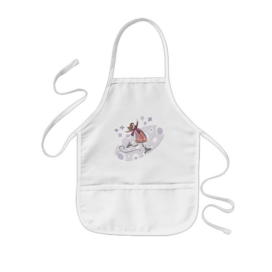 Tablier Enfant Patineur sur glace (Devant)