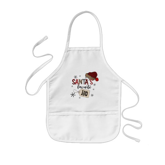 Tablier Enfant Père Noël favori Apron (Devant)