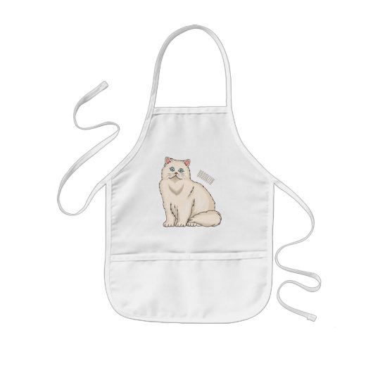Tablier Enfant Persian cat (Devant)