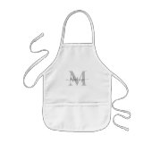 Tablier Enfant Personnaliser le nom du monogramme Ajouter une cou (Devant)