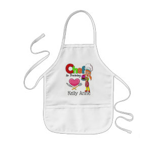Tablier Enfant Petit chef en salle d'entraînement