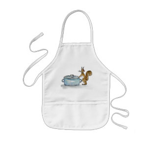 Tablier Enfant petit écureuil