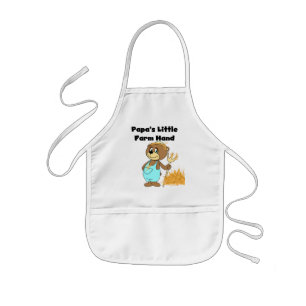 Tablier Enfant Peu de T-shirts et cadeaux de main de la ferme du 