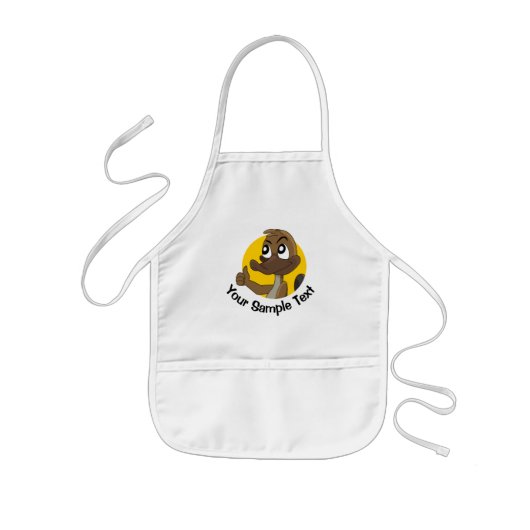 Tablier Enfant Platypus donnant des pouces (Devant)