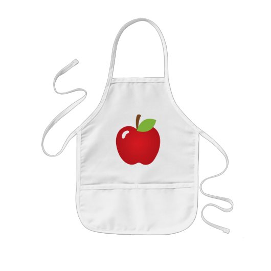Tablier Enfant Pomme rouge (Devant)