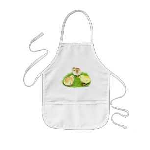 Tablier Enfant Poussins Aseel Blé