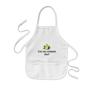 Tablier Enfant Pouvez-vous composter ceci ?