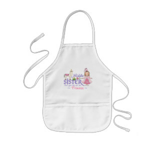 Tablier Enfant Princesse Middle Sister Apron de licorne