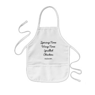 Tablier Enfant Printemps, temps d'aile…