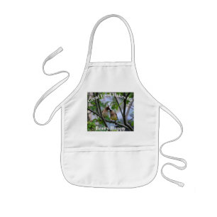 Tablier Enfant Punny Apron Birds vous rendra Berry heureux