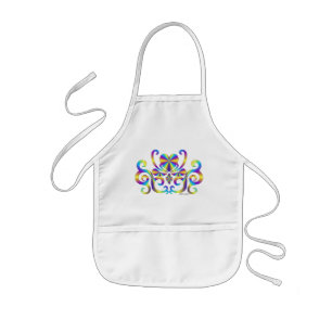Tablier Enfant Rainbow Heart et Lily
