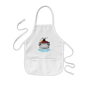 Tablier Enfant Réchauffe-poisson Pique-nique de la fête familia