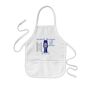 Tablier Enfant "Robot" à personnaliser Apron pour enfants