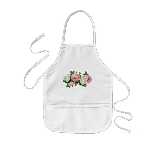 Tablier Enfant Romance florale (Devant)