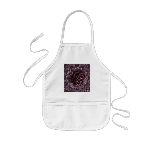 Tablier Enfant Rose Mandala (Devant)