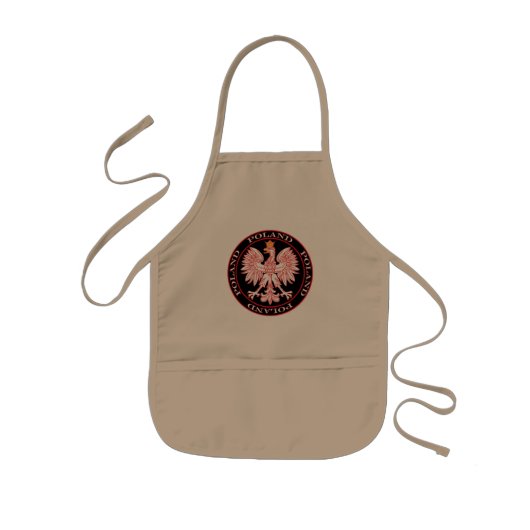 Tablier Enfant Round Red Polish (Devant)