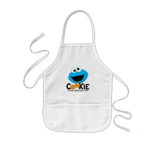Tablier Enfant Rue Sésame   Cookie Monster Lookies