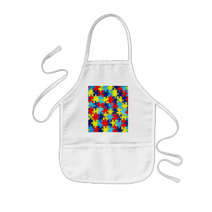 Tablier Enfant Sensibilisation sur l'autisme-Puzzle par Shirley T