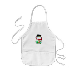 TABLIER ENFANT SNOWMAN NOËL COOKERY ENFANTS APRON