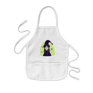 Tablier Enfant Sorcière Charmante Colère Mignonne