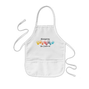 Tablier Enfant Soyez créatif Art Personnalisé Apron pour enfants