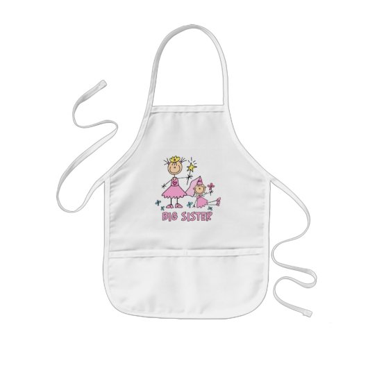 Tablier Enfant Stick Princess Duo Big Sister (Devant)