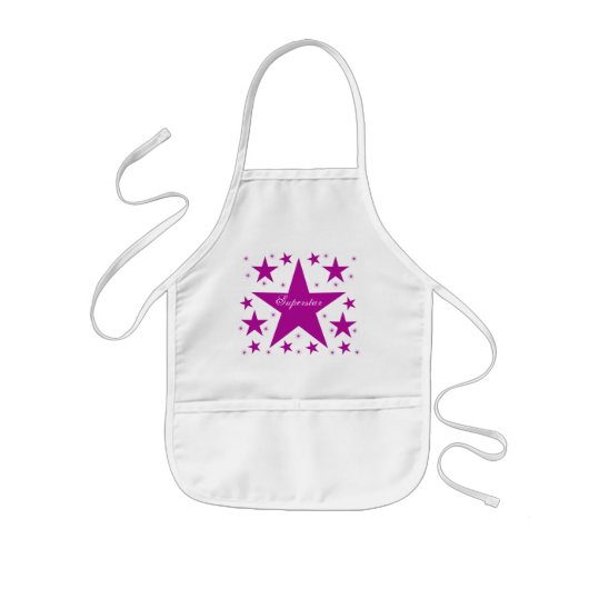 Tablier Enfant Superstar Apron, violet (Devant)