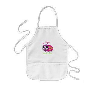 Tablier Enfant T-shirt mignon d'enfant en bas âge "de pensées