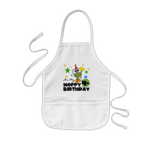Tablier Enfant T-shirts et cadeaux 4th Birthday Frog Hoppy