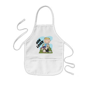 Tablier Enfant T-shirts et cadeaux blonds de garçon d'amoureux