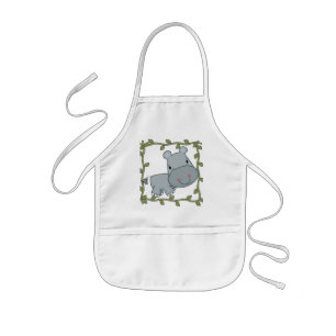 Tablier Enfant T-shirts et cadeaux d'hippopotame de bébé