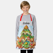 Tablier Enfant Taille Noël (Porté)