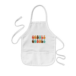 Tablier Enfant Thanksgiving Jote Gobble Gobble Apron Enfants