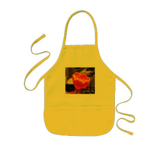Tablier Enfant Tulipe orange