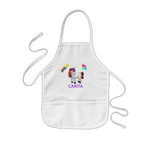 Tablier Enfant Unicorne et étoiles Personnalisé Enfants Apron