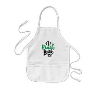 Tablier Enfant Vert trop mignon pour Pinch St. Patrick's Day Grap