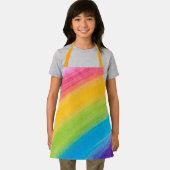 Tablier Enfants arc-en-ciel peints (Insitu)