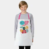 Tablier Enfants Cool mignon Motivationnel Dit Mots (Porté)