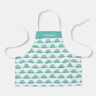 Tablier Enfants Dinosaur Stegosaurus Prénom motif