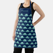 Tablier Enfants Dinosaur Stegosaurus Prénom motif Apron (Insitu)