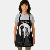 Tablier Enfants gothiques emo mignons s'embrassent pour la (Insitu)